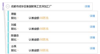 成都市成華區南國玻璃工藝深加工廠綜合信息解讀 工商、信用、財務與聯絡指南